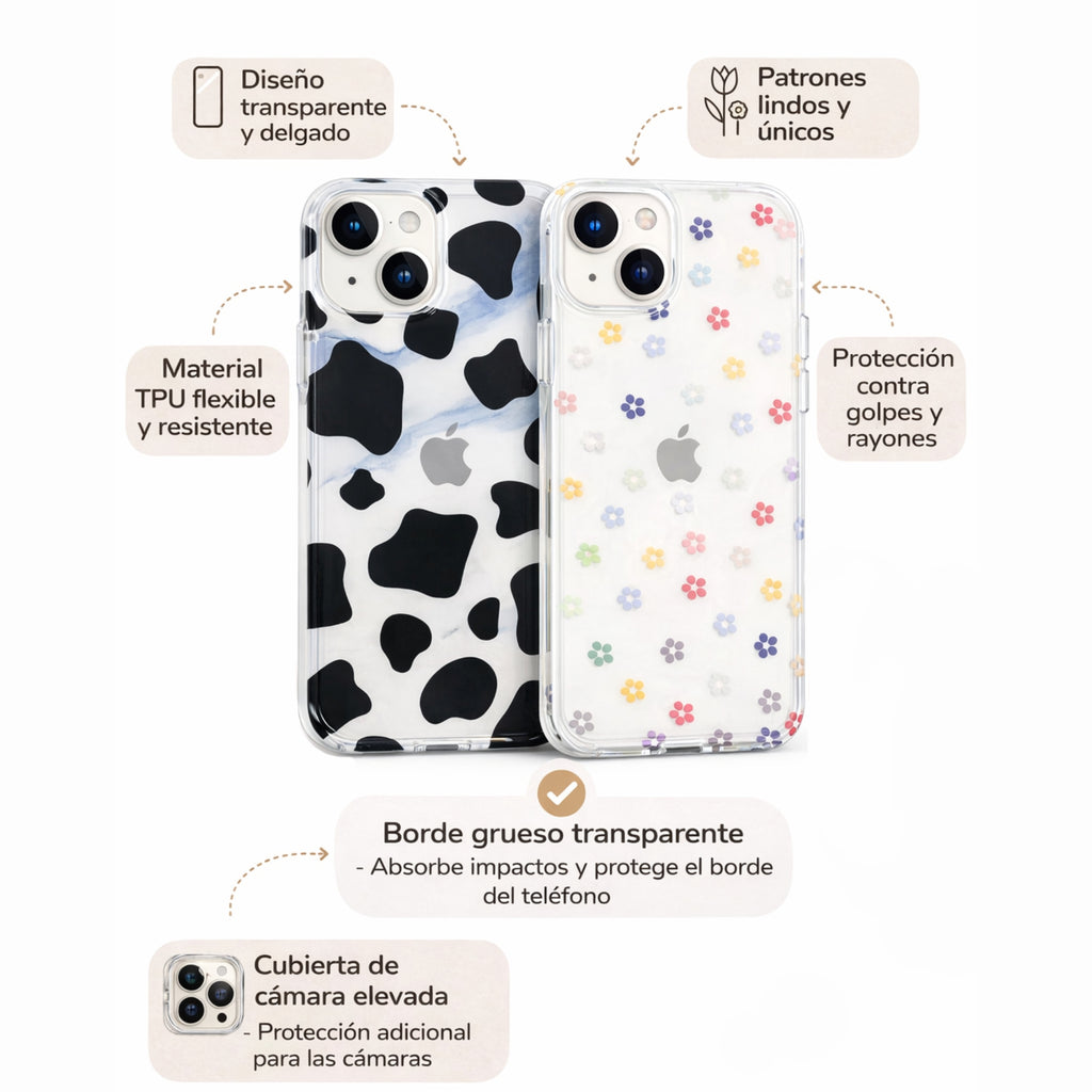 Protector iPhone 13/14 Style Pop Case Diseños