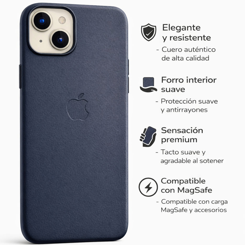 Protector iPhone 13/14 Magsafe Piel