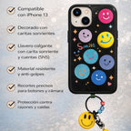 Protector iPhone 13/14 Diseño Smile