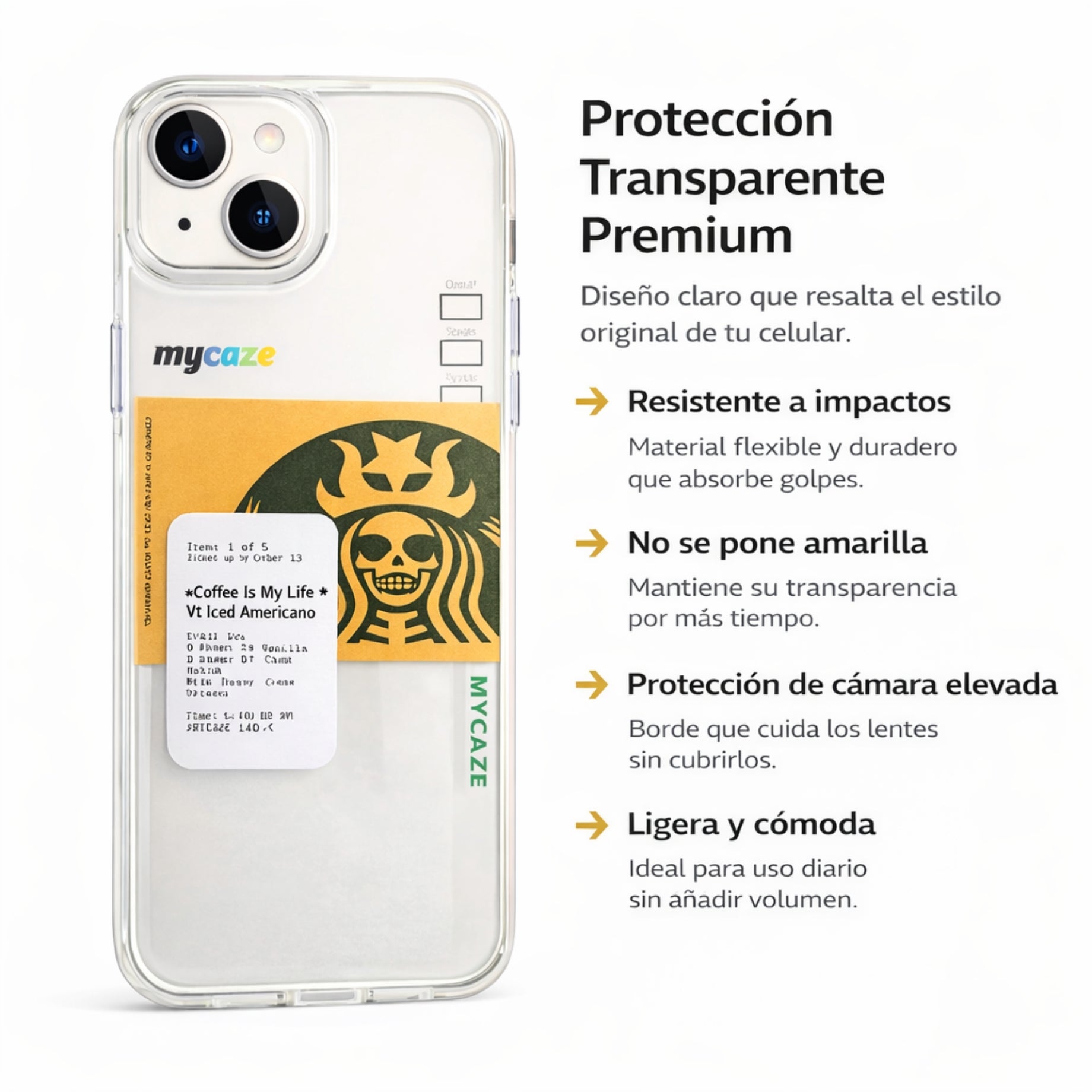 Protector iPhone 13/14 Starbucks