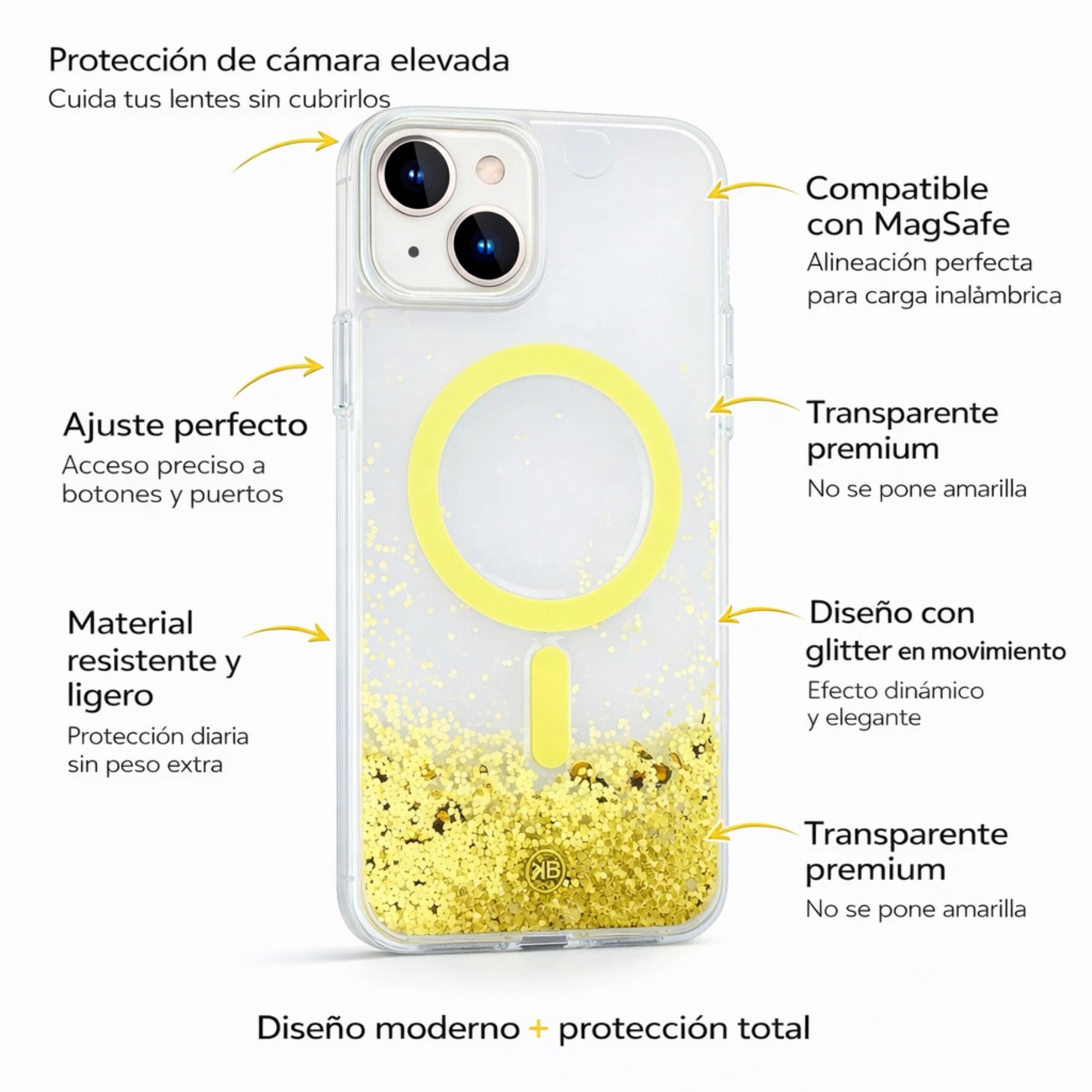 Protector iPhone 13/14 KBOD Stardust Case