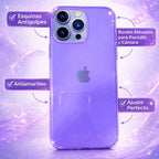 Protector iPhone 13 Pro Max Macarron Lila