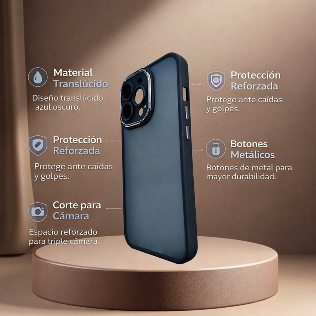 Protector iPhone 13 Pro Sencillo Negro