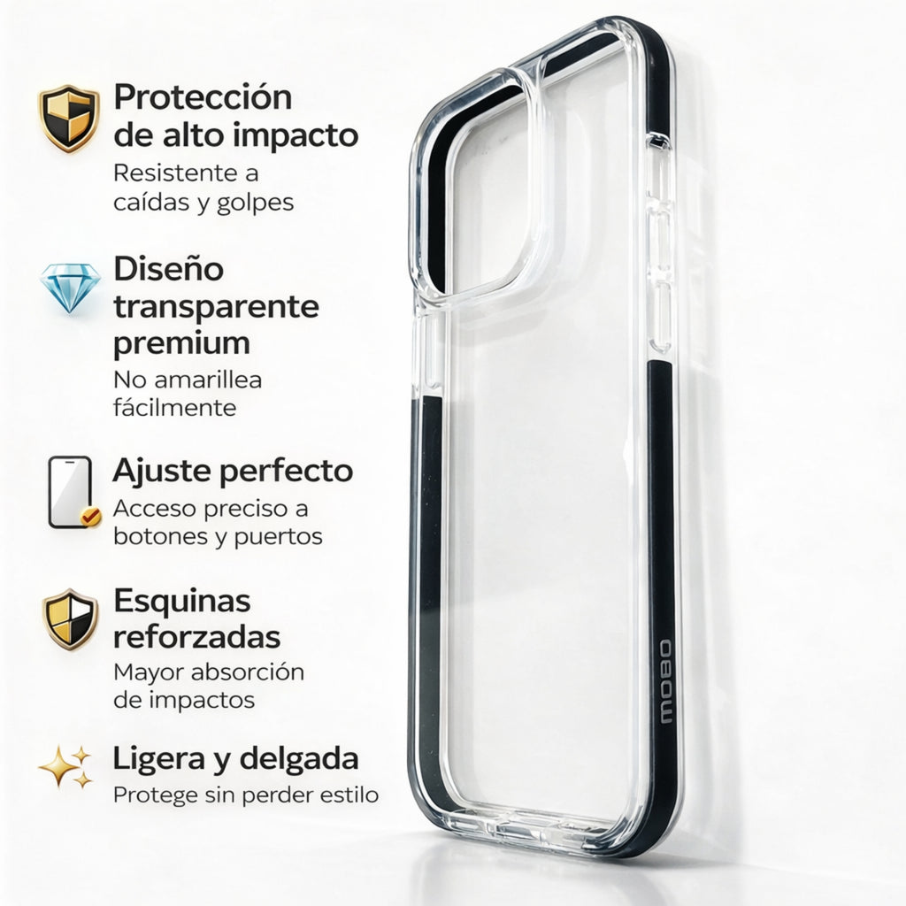 Protector iPhone 13 Pro SHARP Transparente