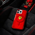 Protector iPhone 14 Pro Max FERRARI Translucent Magsafe