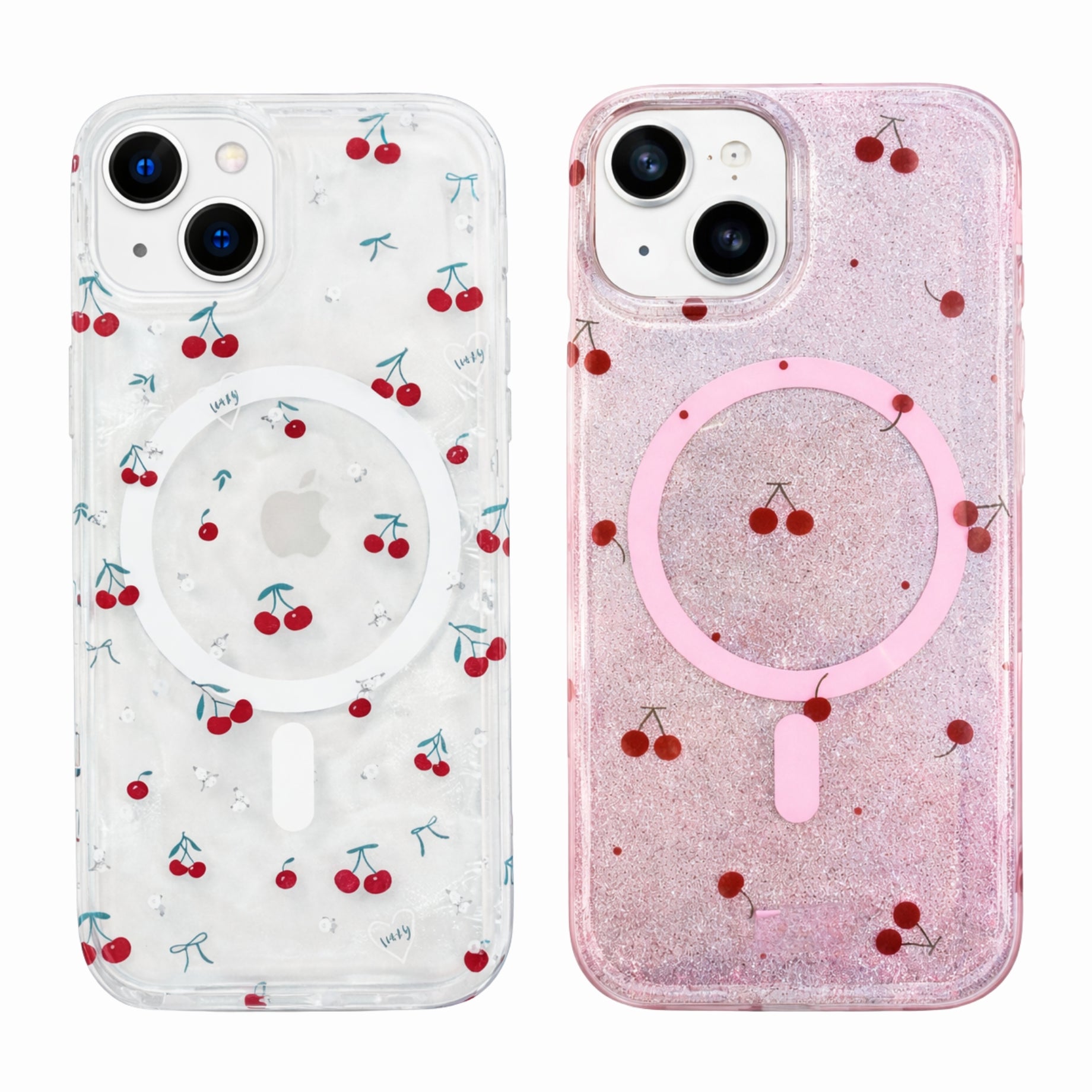 Protectores iPhone 15 Magsafe Diseños Cerezas