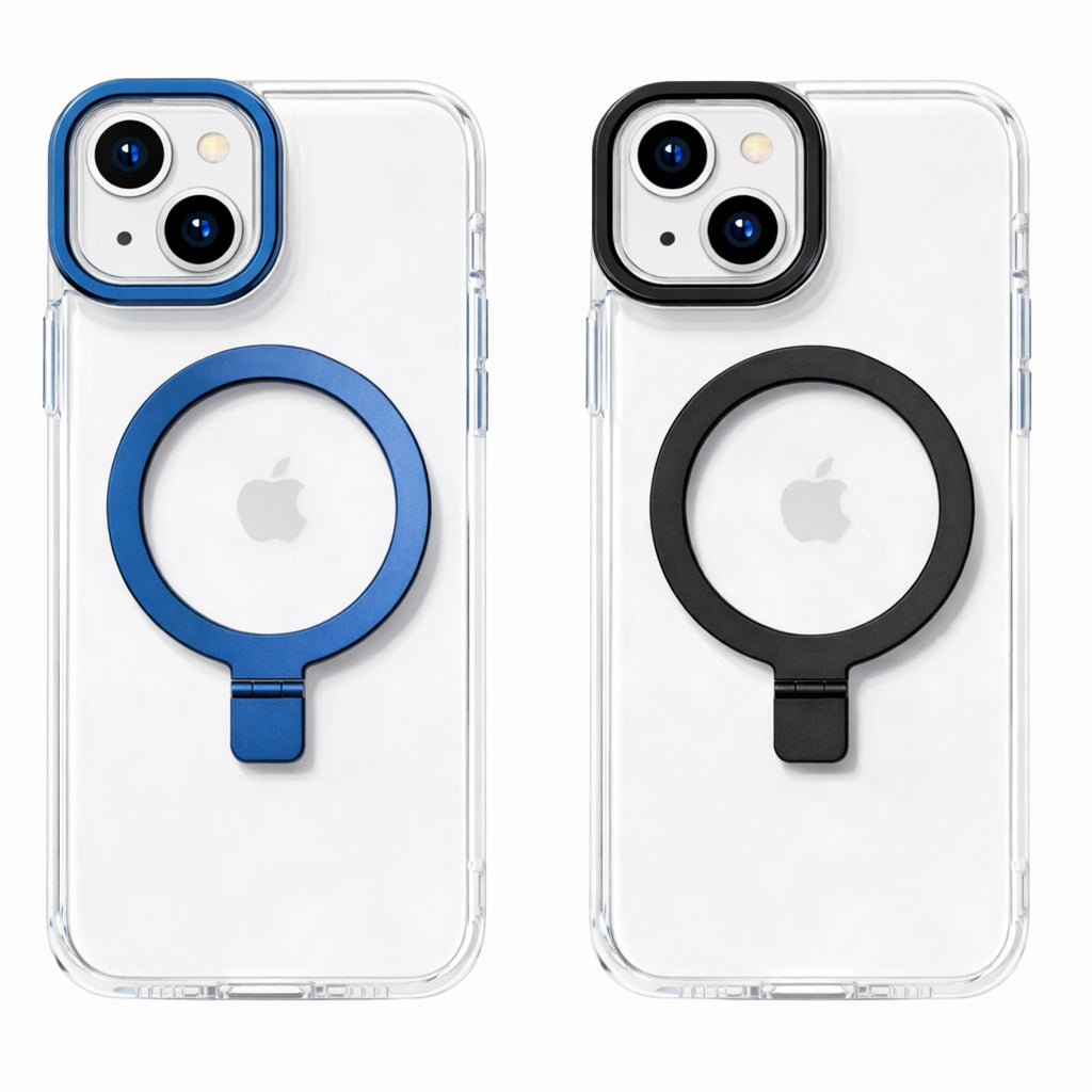 Protector iPhone 15 Transparente con Soporte