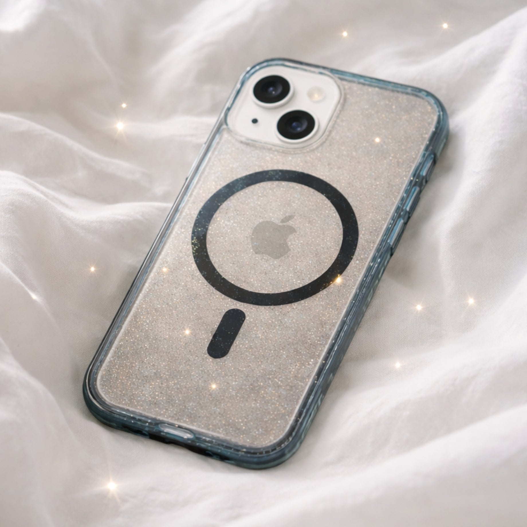 Protector IPhone 15 CRYSTAL Negro