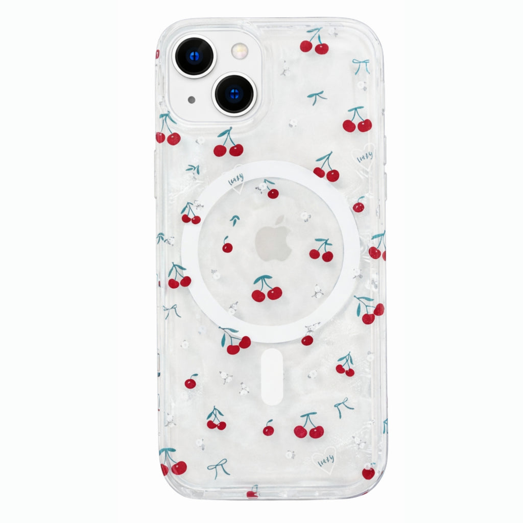 Protectores iPhone 15 Magsafe Diseños Cerezas