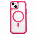 Protector iPhone 15 Uso Rudo Magsafe Rosa