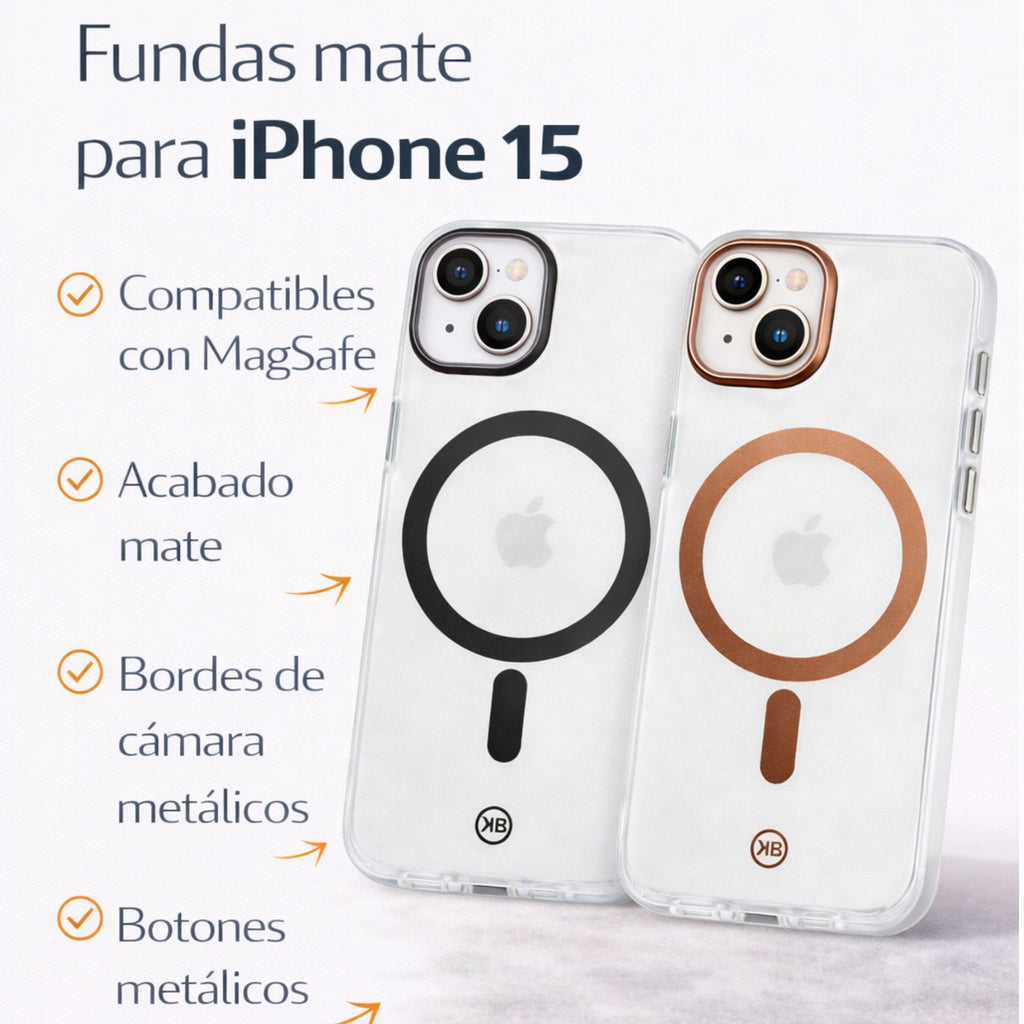 Protectores iPhone 15 RAINBOW Transparente
