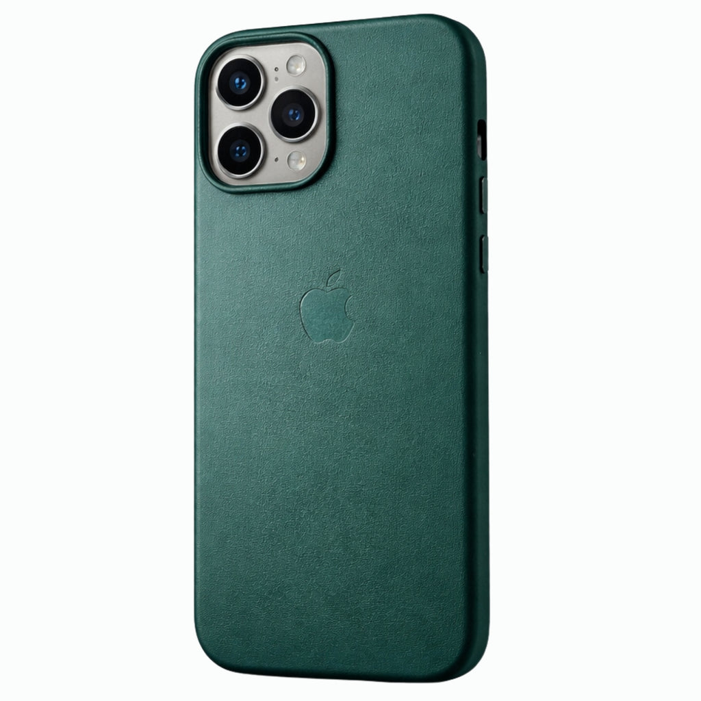 Protector iPhone 15 Magsafe Piel Verde