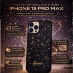 Protector iPhone 15 Pro Max GUESS Disco Script