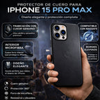 Protector para iPhone 15 Pro Max Magsafe Piel
