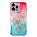 Protector iPhone 15 Pro 3 en 1 Mariposas