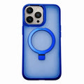 Protector iPhone 15 Pro CASE Azul Magsafe Con Soporte