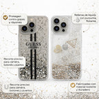 Protectores iPhone 15 Pro GUESS Glitter