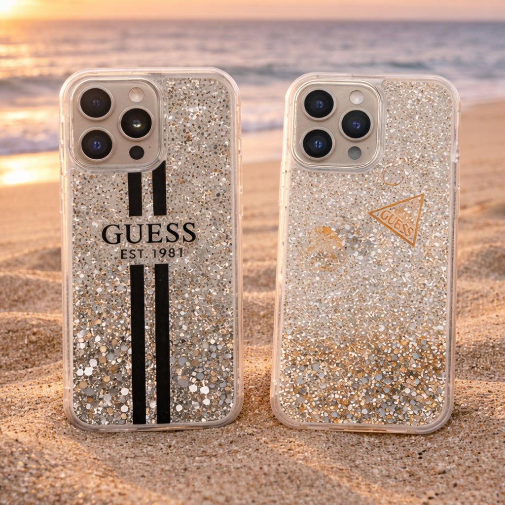 Protectores iPhone 15 Pro GUESS Glitter