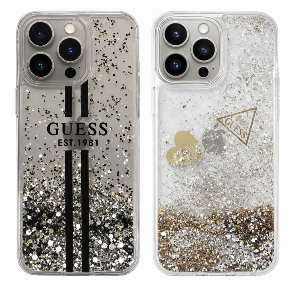 Protectores iPhone 15 Pro GUESS Glitter