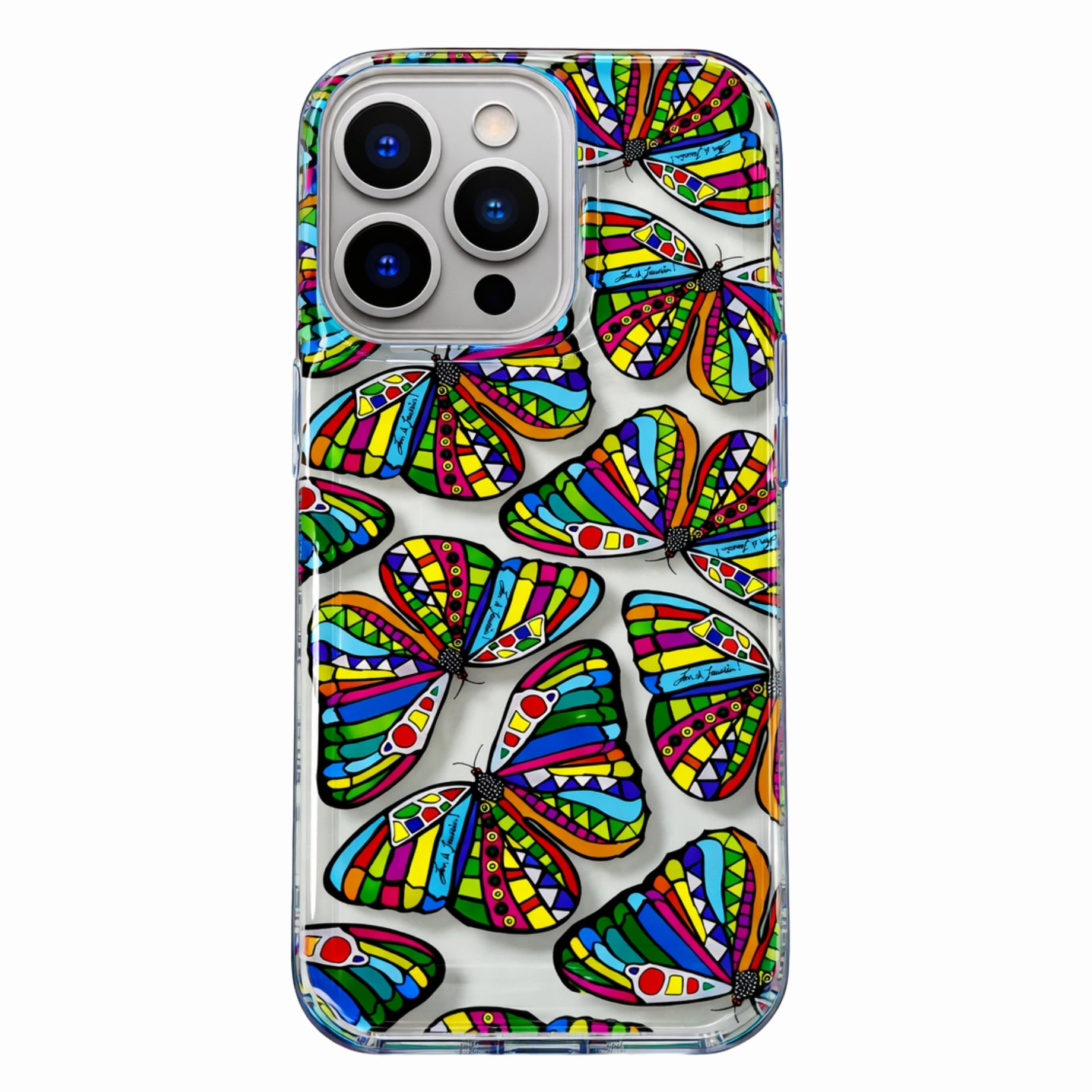 Protector iPhone 15 Pro MARIPOSAS
