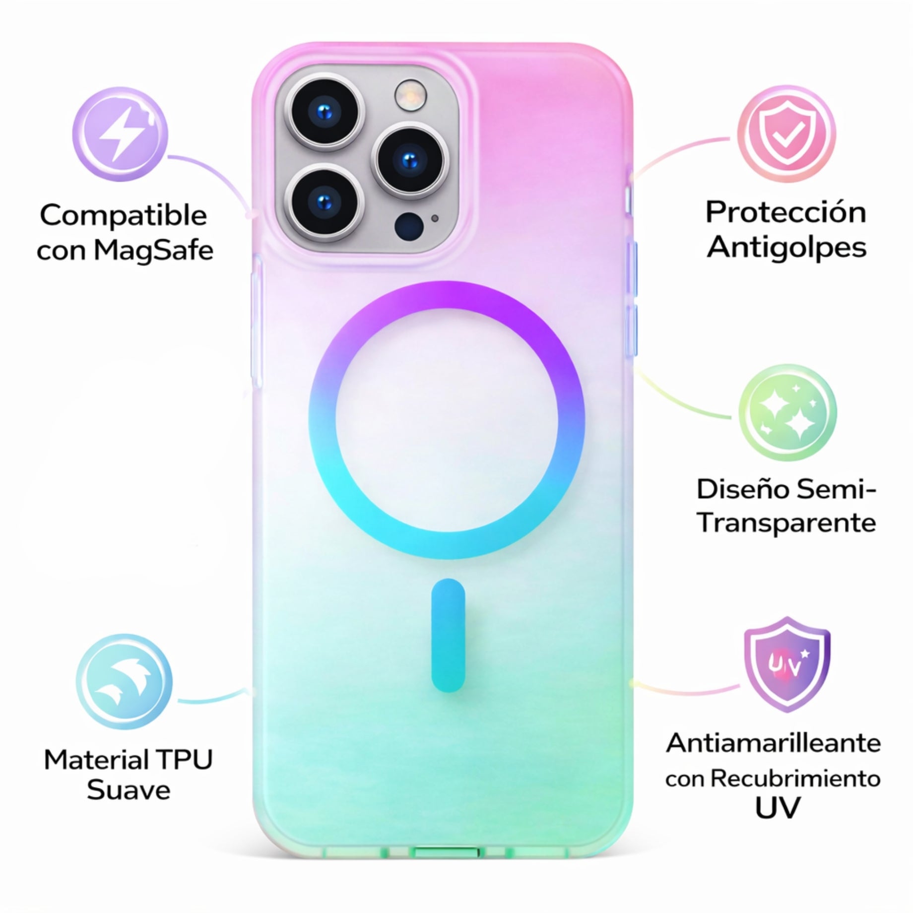 Protector iPhone 15 Pro SUNSET