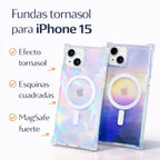 Protectores iPhone 15 RAINBOW Magsafe