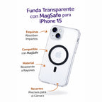 Protectores iPhone 15 Urban Play 3 en 1 Magsafe Transparentes