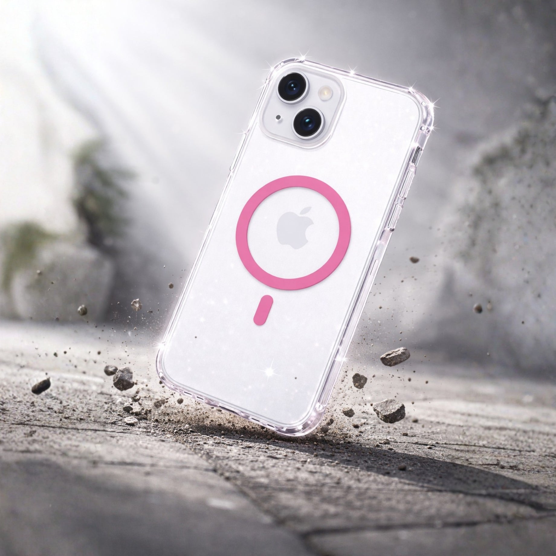 Protectores iPhone 15 Urban Play 3 en 1 Magsafe Transparentes
