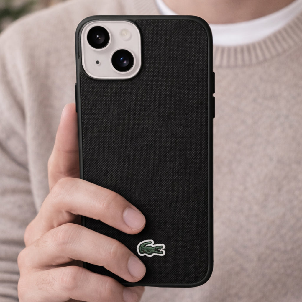 Protectores iPhone 15 LACOSTE Iconic Verde  Negro