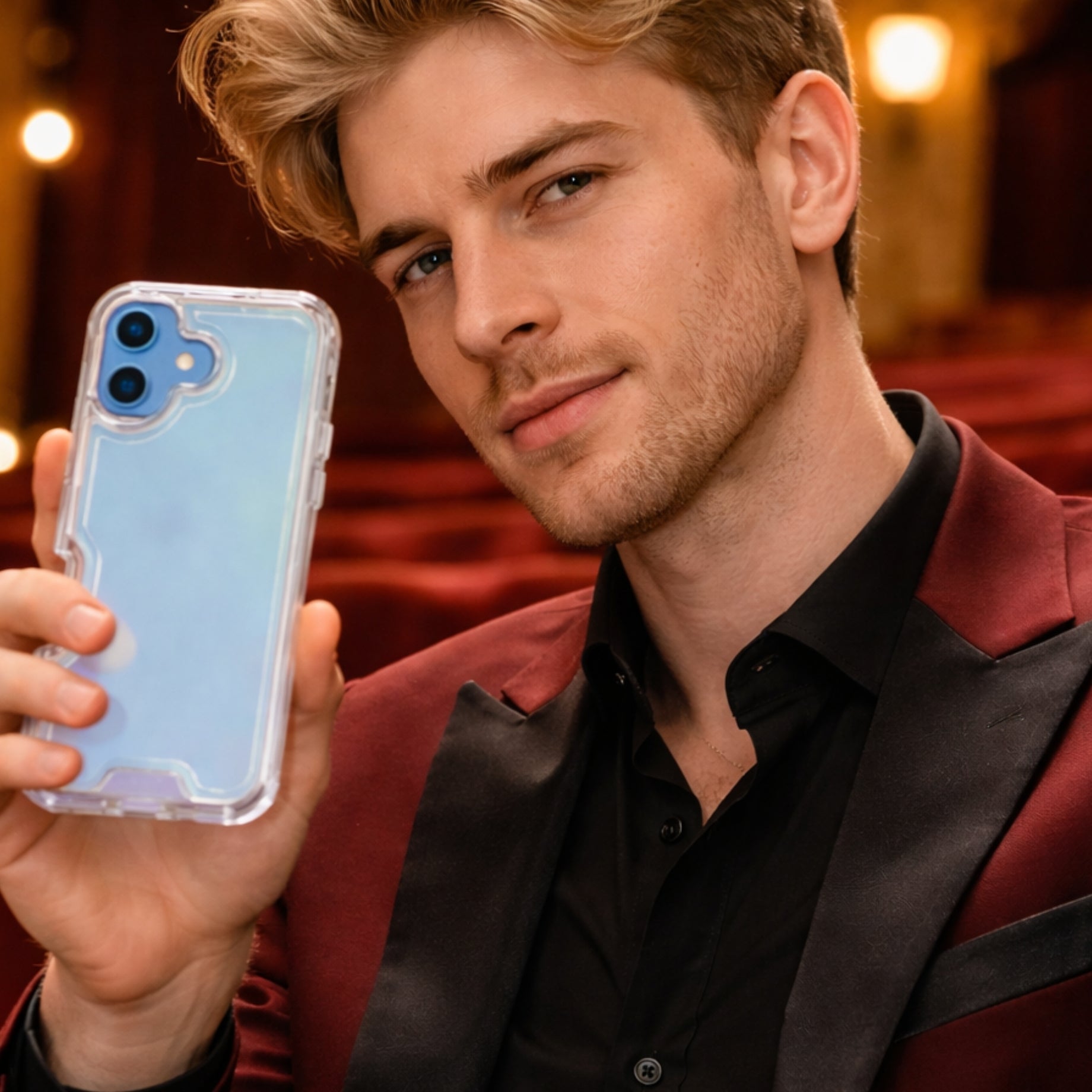 Protector iPhone 16 3 en 1 Tornasol