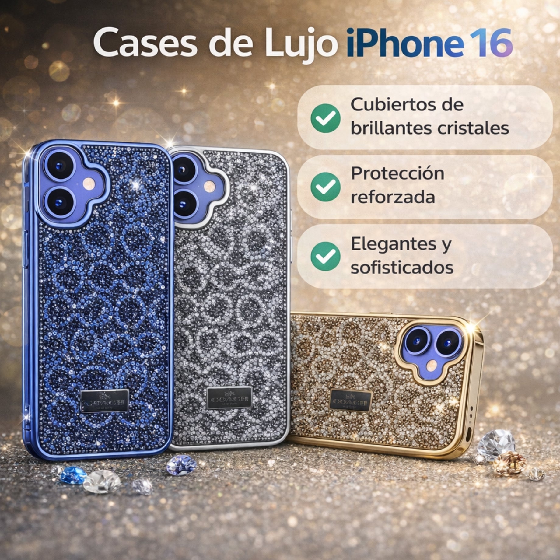 Protectores iPhone 16 COACH