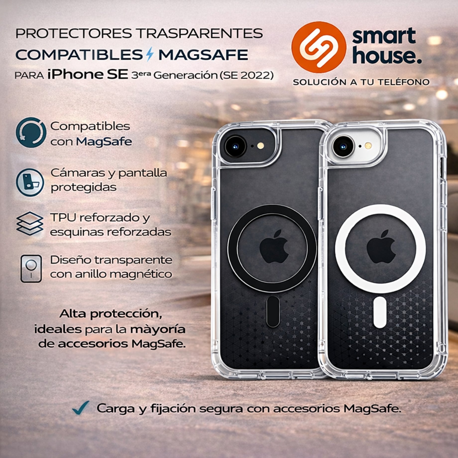 Protector iPhone 16E KBOD Magsafe 3 en 1