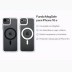 Protector iPhone 16 E Fashion Case Transparente Magsafe