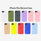 Protectores iPhone 16 E Silicon