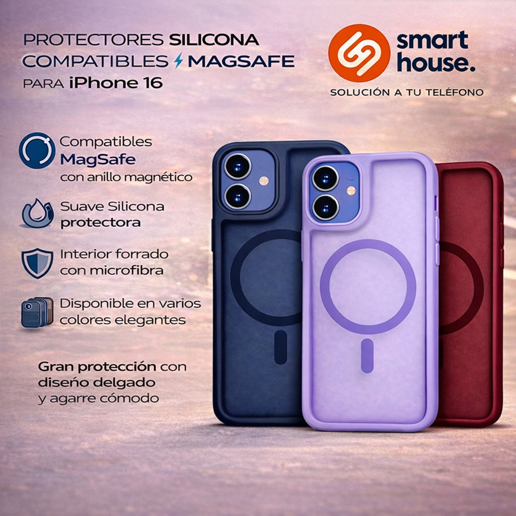 Protectores IPhone 16 Magsafe Humo