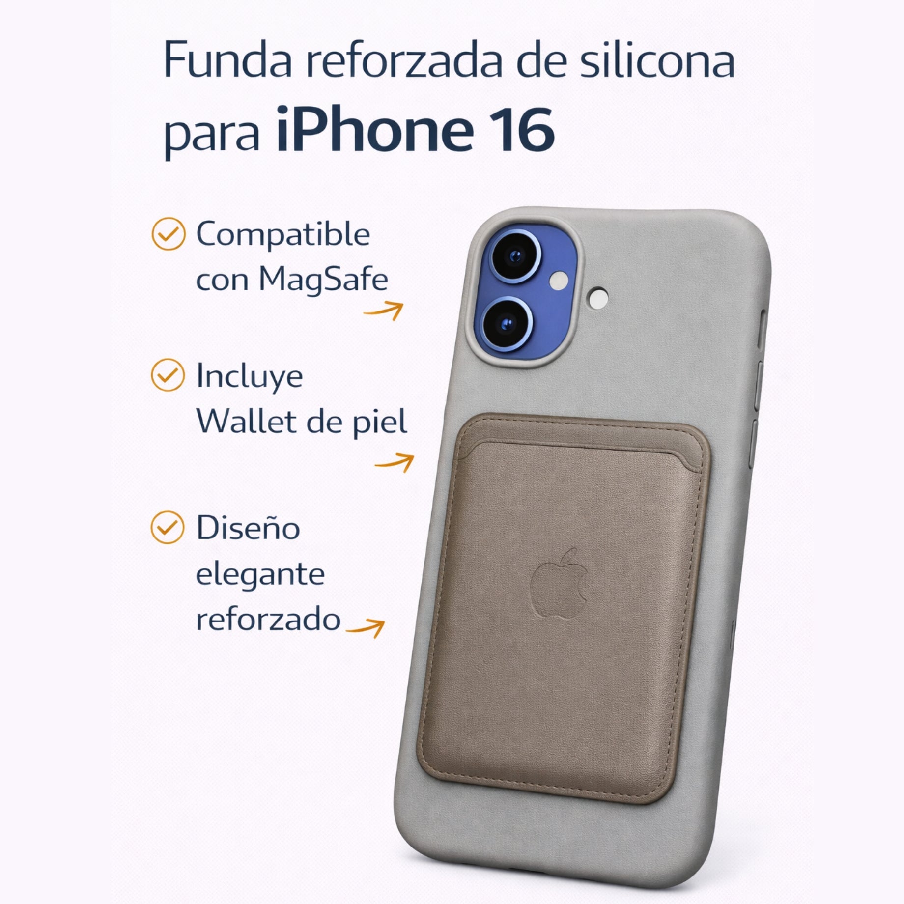 Protector IPhone 16 Magsafe Piel