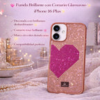 Protector iPhone 16 Plus Diseño de Corazon