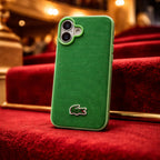 Protector iPhone 16 Plus LACOSTE Iconic Verde