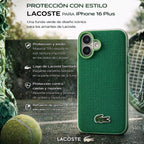 Protector iPhone 16 Plus LACOSTE Iconic Verde