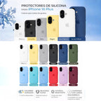 Protectores iPhone 16 Plus Silicon