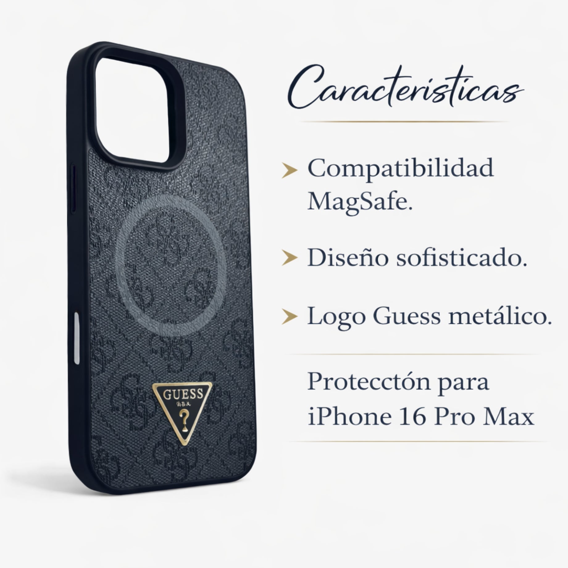 Protector IPhone 16 Pro Max Guess Triangle