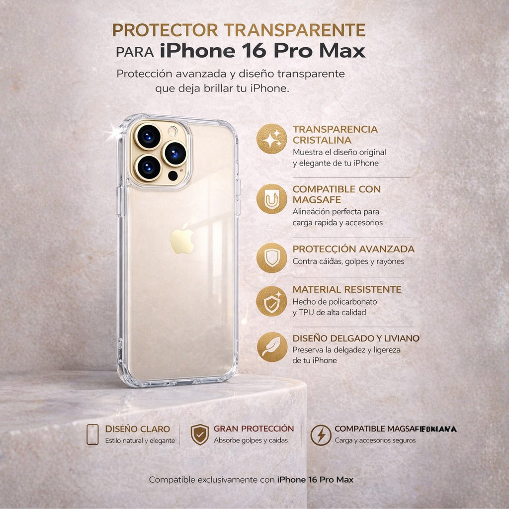 Protector iPhone 16 Pro Max LIGHT