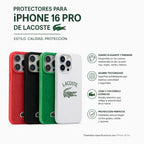 Protectores iPhone 16 Pro LACOSTE