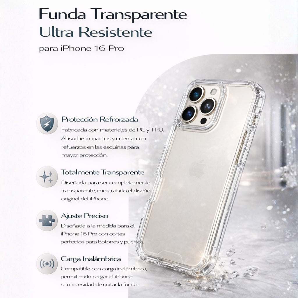 Protector iPhone 16 Pro LIGHT