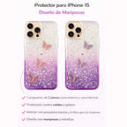 Protectores iPhone 16 Pro Diseño de Mariposas