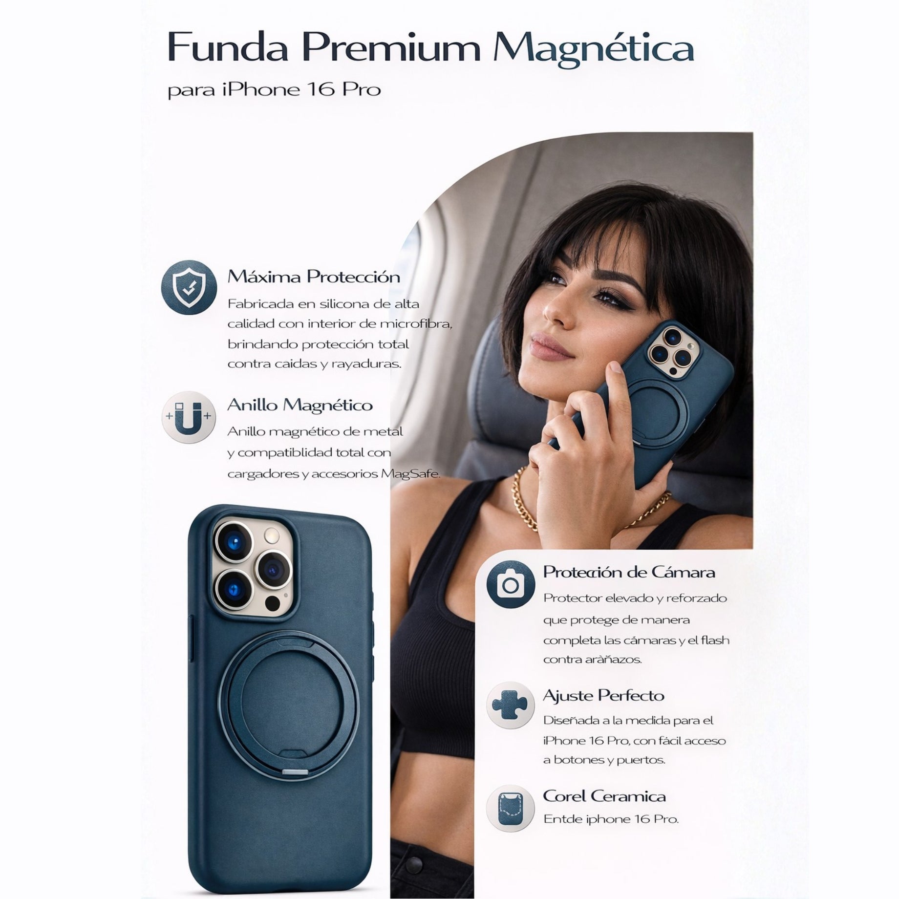 Protector iPhone 16 Pro SHADOW