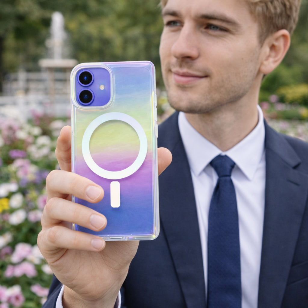 Protector iPhone 16 BLOX CASE Arcoiris