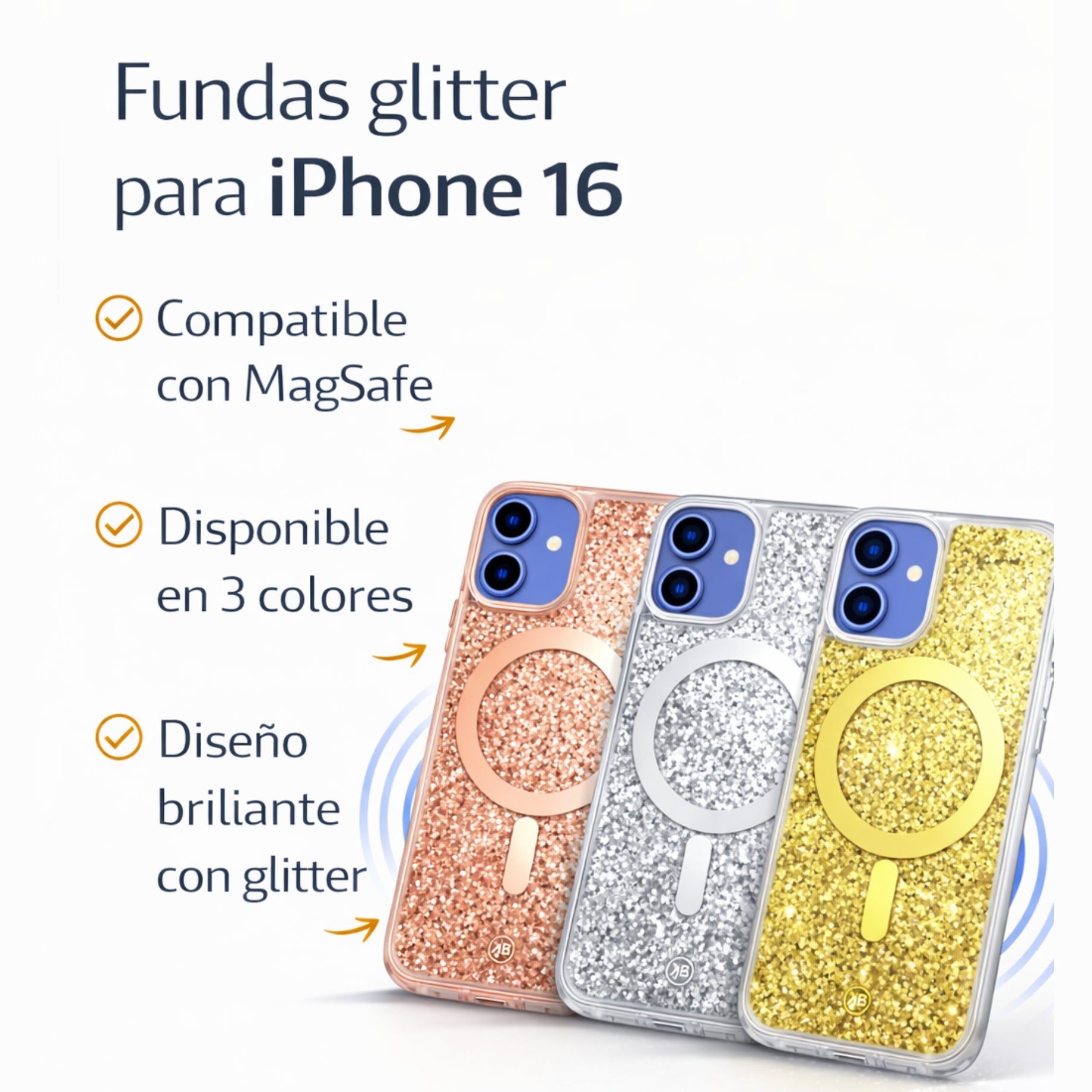 Protectores IPhone 16 STARDUST CASE Magsafe
