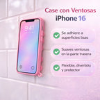 Protector iPhone 16 Diseño Ventosas