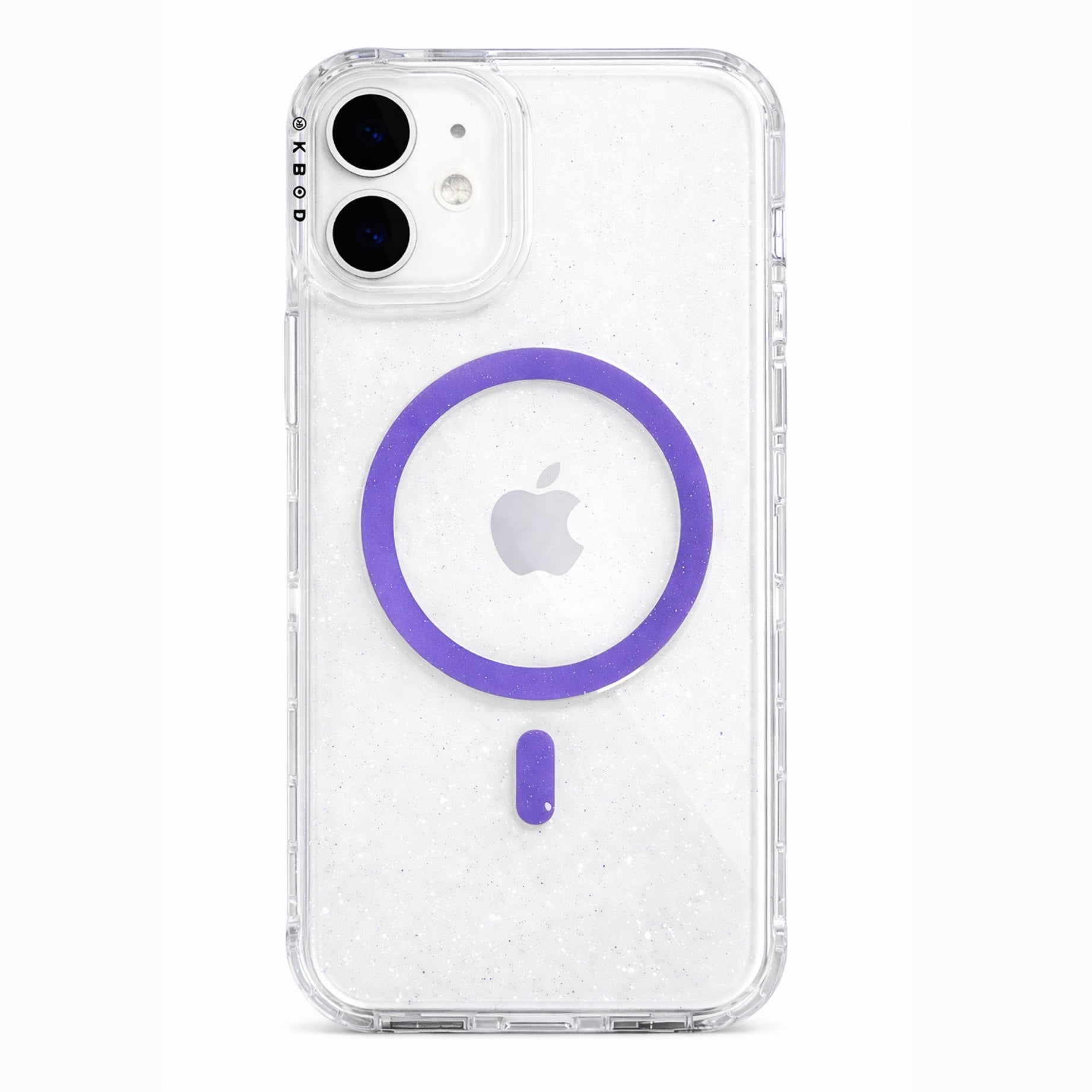 Protector iPhone 16 Plus Funda Clear Shine MagSafe Morado